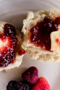 Honey Butter Biscuit Recipe - Cast Iron Skillet Cooking