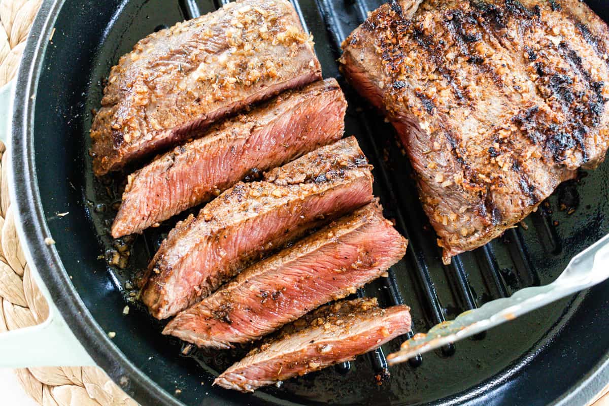 Quick Marinade Flat Iron Steak Recipe
