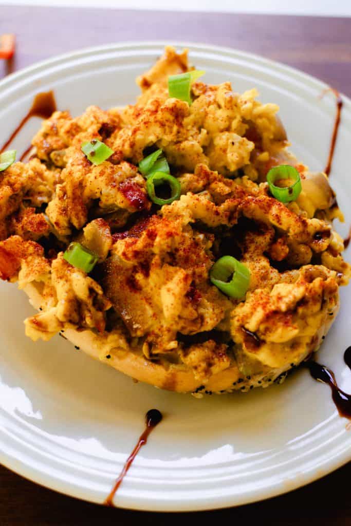 The Tastiest Chili Scrambled Eggs Cast Iron Skillet Cooking