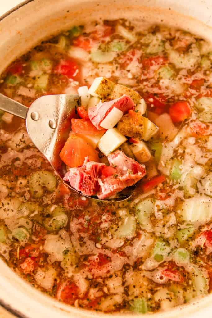 Pork Neck Bone Soup - Cast Iron Skillet Cooking