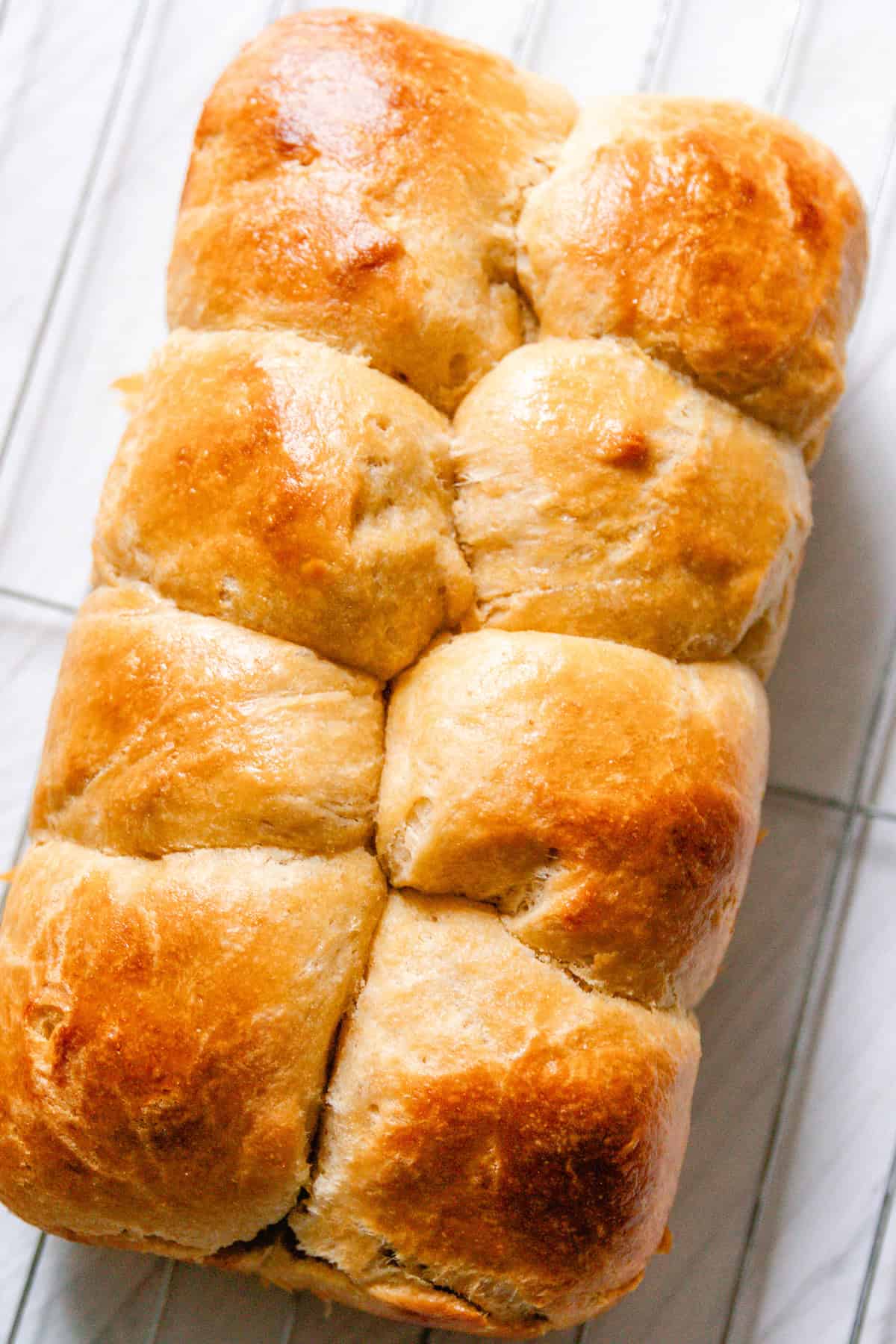 A loaf of whole grain brioche bread.