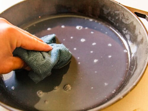 How to Clean a Cast Iron Skillet - Cast Iron Skillet Cooking